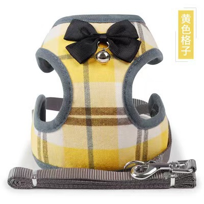Chaleco tipo cinturón de pecho para mascotas nuevo anti-desprendimiento de la cuerda de tracción para gatos Teddy mascotas cuadrillas de pecho de fábrica directa