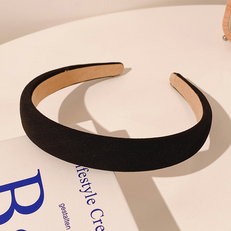 Alta sensación de moda temperamento de cabeza de mujer cabeza alta cabeza lavado cara presión cabello tarjeta de cabello cabello cabello esponja curry universal banda de cabello