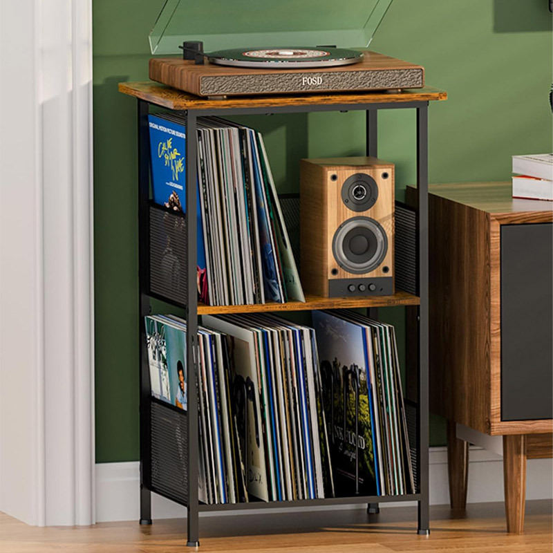 Floor vinyl record storage rack vinyl record storage box LP storage box album display shelf record Cabinet