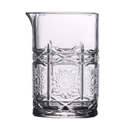 Copa mezcladora de cóctel de vidrio de cristal de estilo japonés Copa mezcladora de barman de glass Cocktail Glass