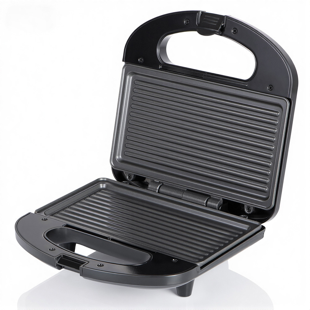 RAF Euro transfronterizo máquina de desayuno casero de acero inoxidable doble cara máquina de filete máquina de galletas de rayas máquina de sándwich