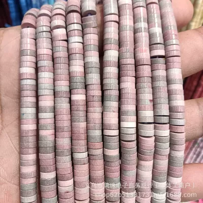 Natural Stone 3*6mm Round Edge Zərgərlik ara hissələri - no-2-optimized-color-36mm-about-168-pieces-per-piece