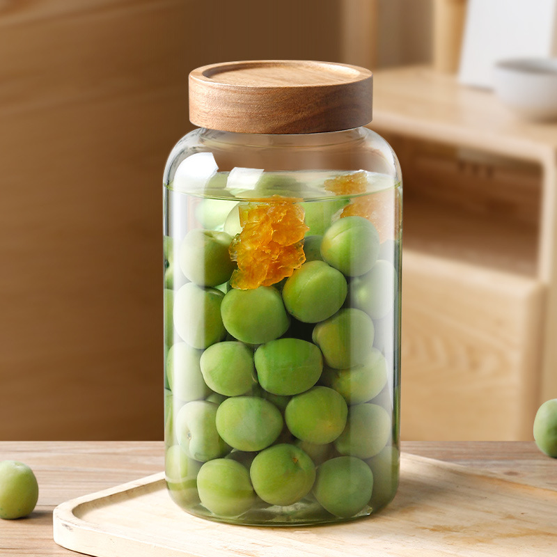 青梅酒罐泡酒专用玻璃瓶高档密封梅子酒果酒酿酒容器泡酒瓶酒罐子