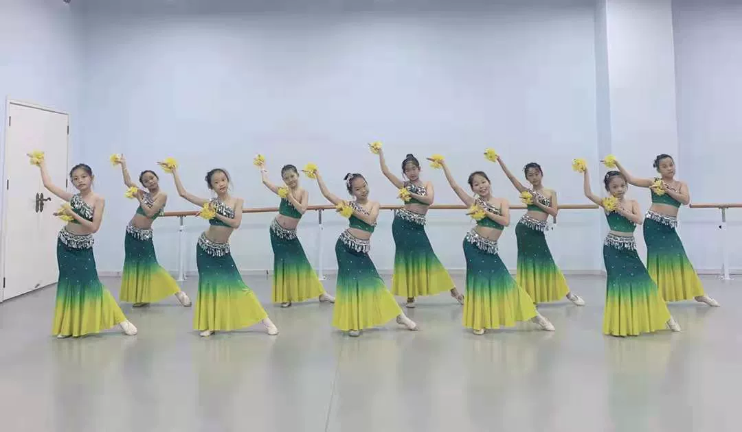 Детский костюм, длинная юбка, хвост рыбы, градиент
