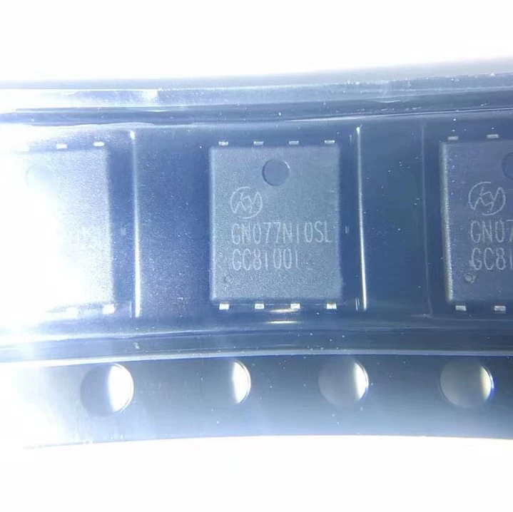 Упаковка HGN077N10SL DFN56 от бренда HUNTECK hengtaike