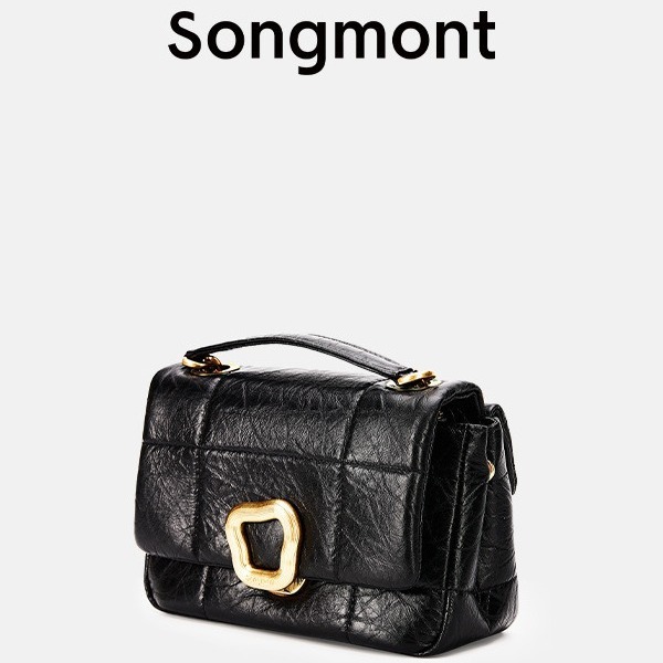 Songmont tiene bolsos de chocolate songxiao bajo la montaña, nuevos bolsos de caja de cadena de hombro en primavera y verano, teléfonos móviles blandos