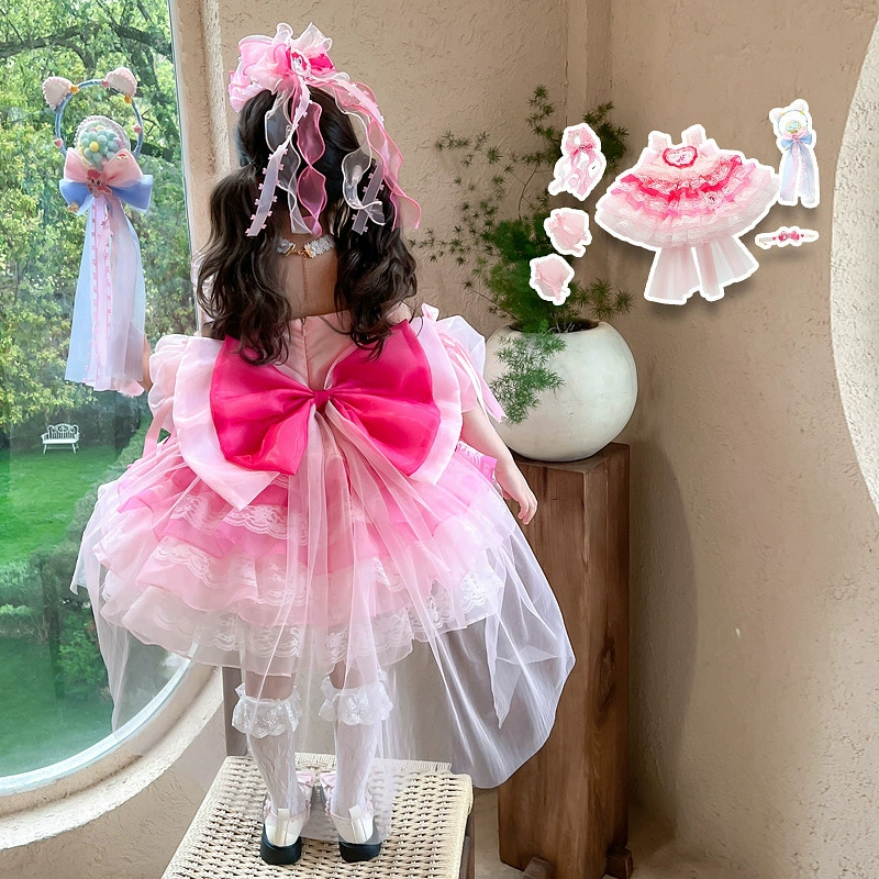 Пони, костюм маленькой принцессы на все сезоны, платье, стиль лолита, подарок на день рождения, пачка-тюльпан