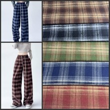 厂方直售全棉色织小提花磨毛现货适用于休闲衬衫棉服休闲服裤子料