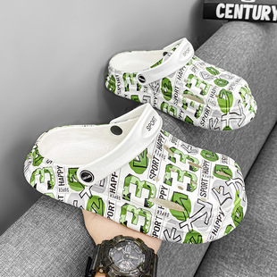 Summer Men's Trendy OUTWearing Sandals Non-slip Wear-resistant Thick Bottom Baotou New Casual Outdoor Sports Sandals