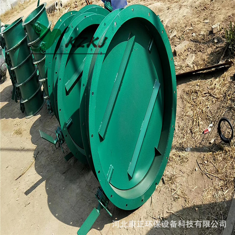 手动电动风量调节阀法兰式圆形通风蝶阀除尘管道蝶阀高温DN1000厂