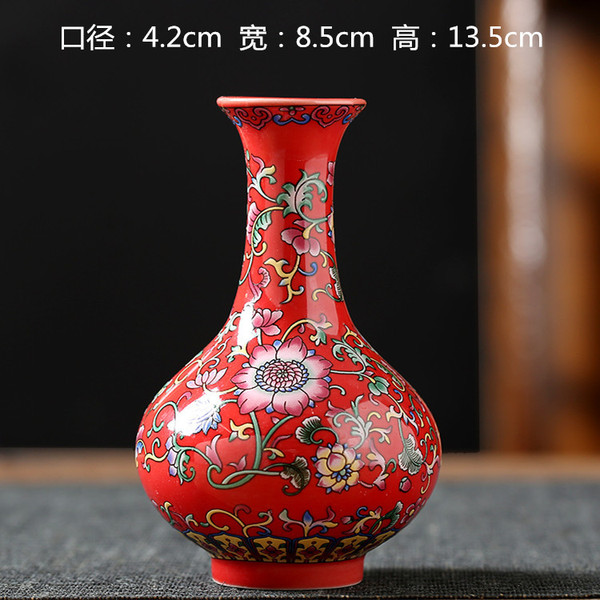 Ceramic retro enamel flower-shaped