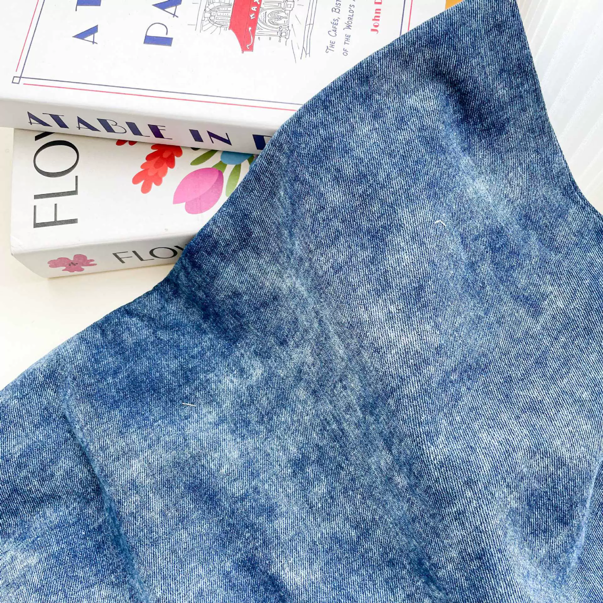 Retro denim design cloth, increased thickness
