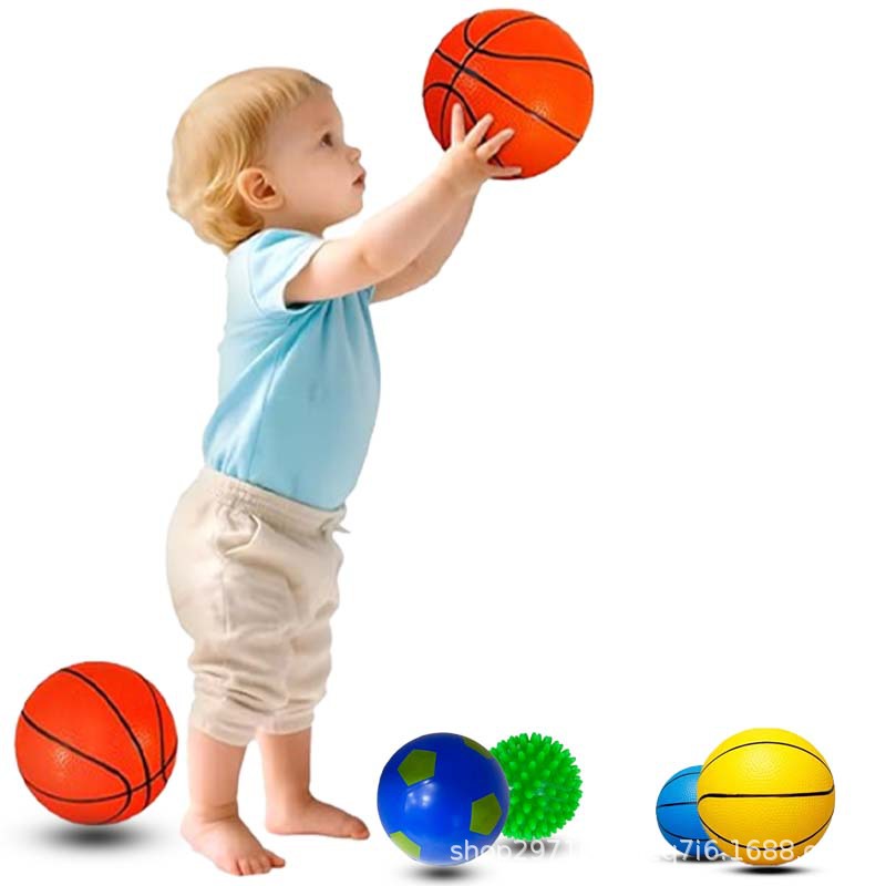 PVC bate de baloncesto juguetes inflables para niños pequeños deportes balón elástico para bebés en interiores al por mayor