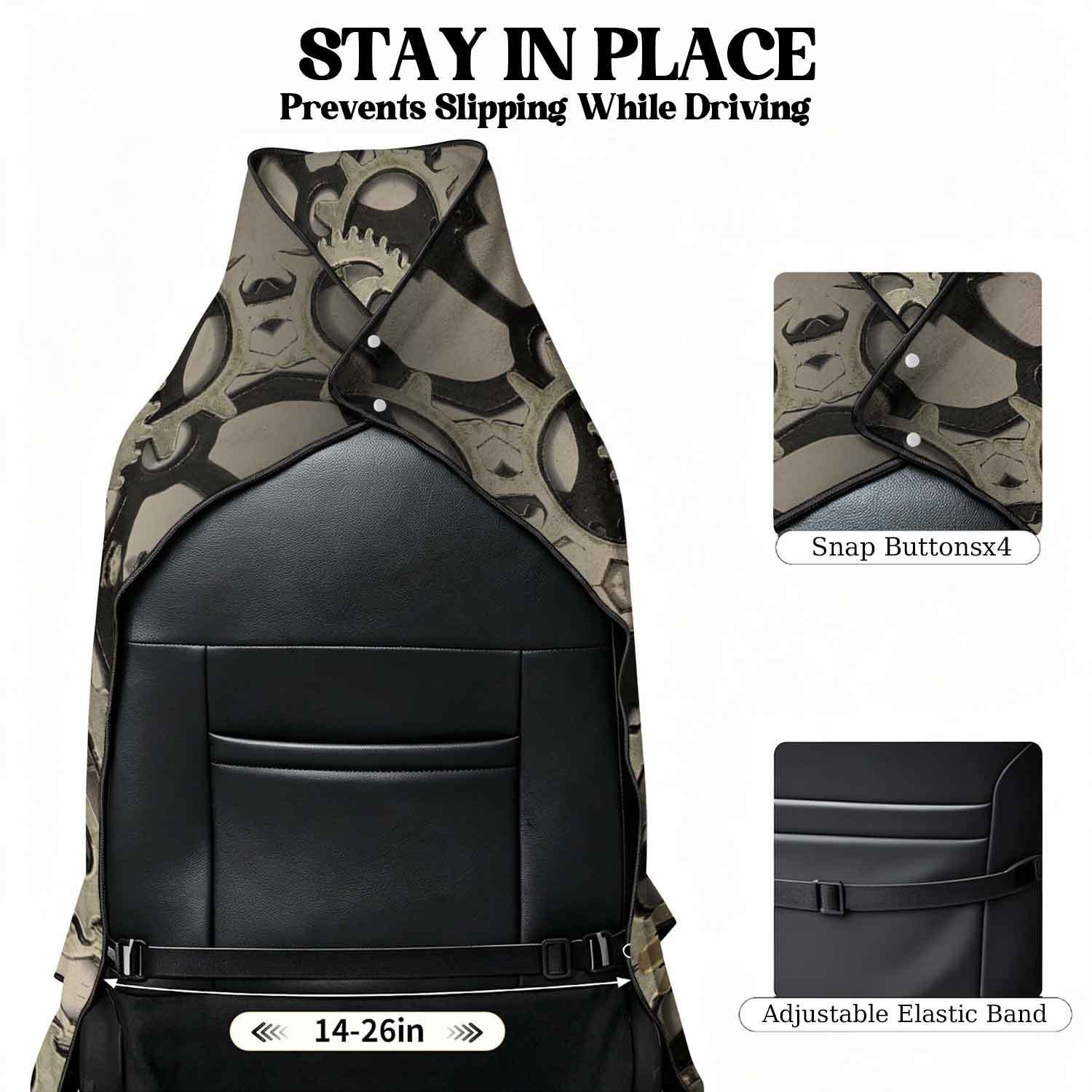 Geometric Bath Towel Car Seat Cover 2-in-1 Microfiber Outdoor Beach Car Dual-Use Universal Seat Cushion