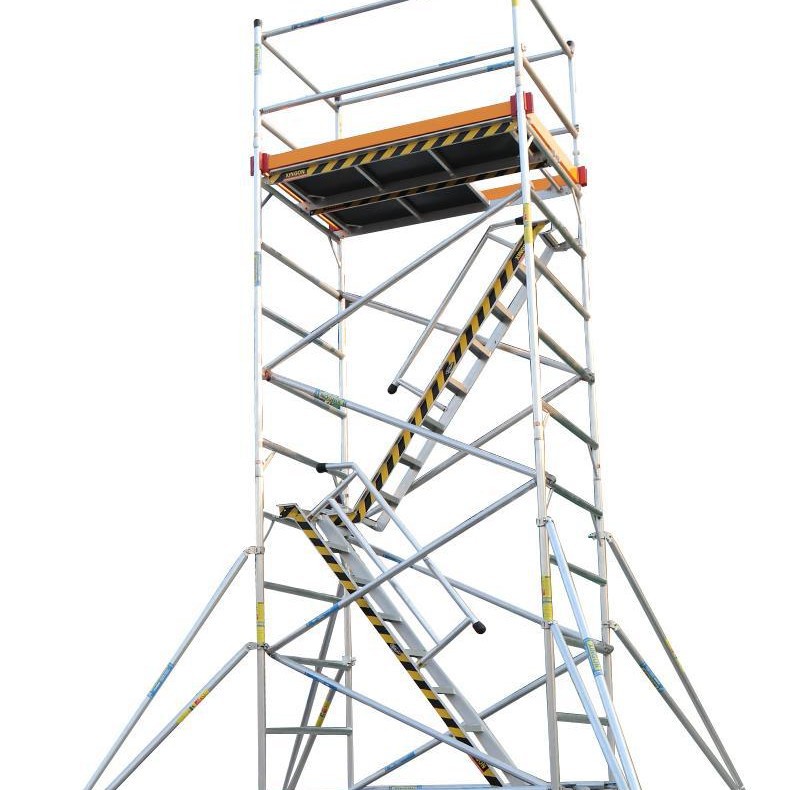 外贸custom款快拆脚手架 铝合金带斜撑果园农场广东厂家快拆轻便