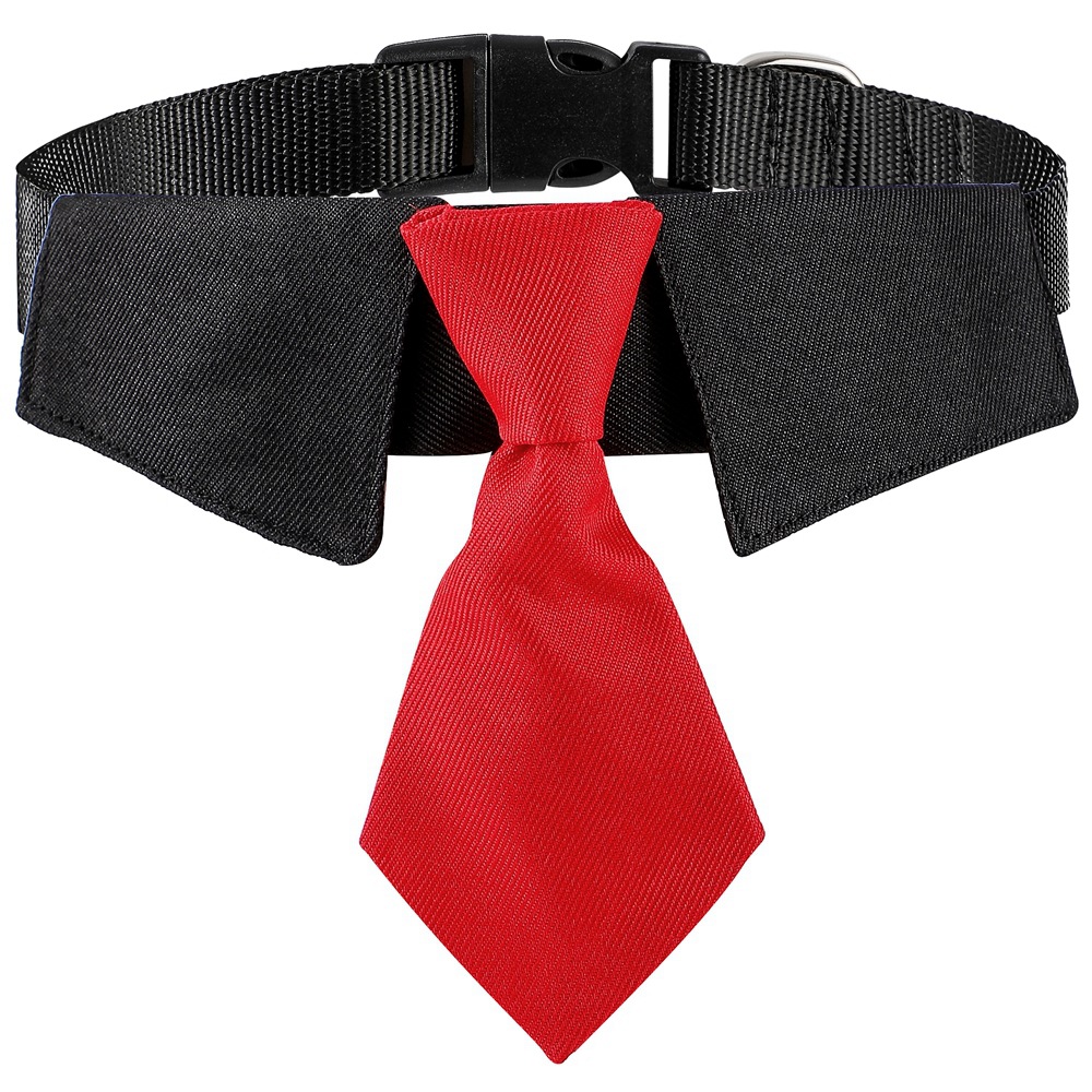 Tanpopo transfronteriza perro estilo británico guapo traje de boda perro mascota ropa corbata collar decoración al por mayor