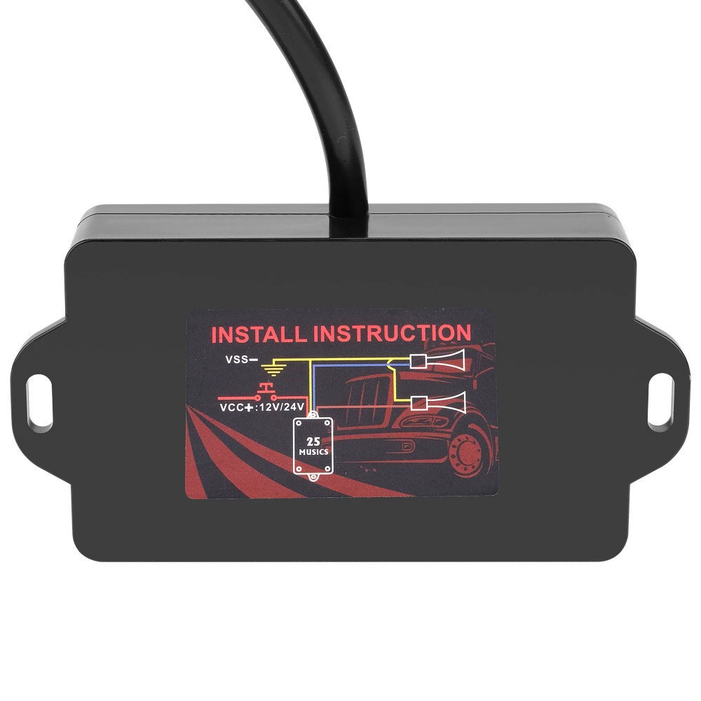 Кнопка переключателя рога для автомобиля улитки 12V/24V универсальный 25 тон