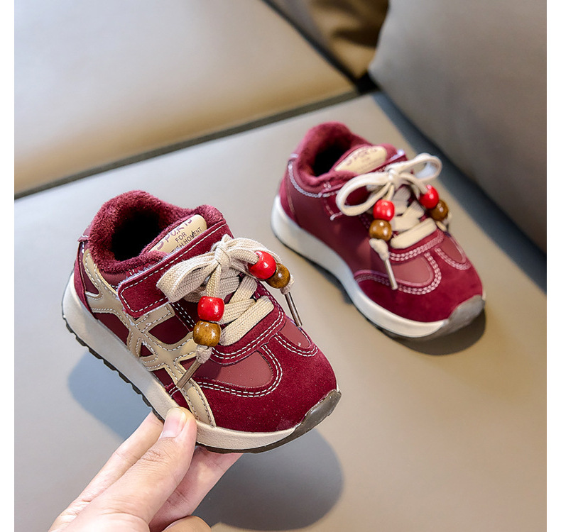 Baskets d'hiver pour enfant avec doublure polaire et semelle eva_voghion.com
