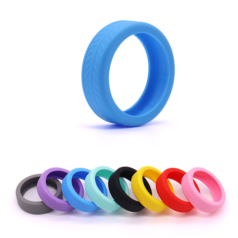 Funda protectora de rueda para equipaje Funda de viaje con reducción de sonido Funda de rueda de silicona Accesorios para equipaje antiruido y antideslizante