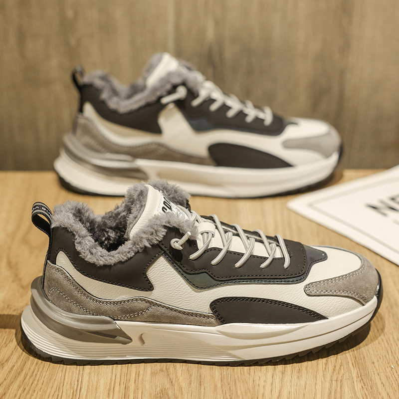 Zapatos de hombre invierno 2023 nuevos deportes casuales zapatos de argán hombres primavera retro malla caliente desodorante zapatos de moda