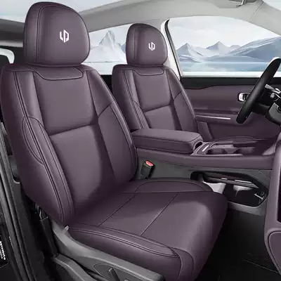 Modelə uyğun (Original) oturacaq örtükləri — wear-resistant car seat cover - cloudy-purple-standard-edition-front-row-fully-covered-rear-row-partially-covered
