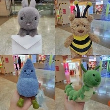 国产jellycat同款信使小兔凯里毛毛虫柔软安抚毛绒玩具玩偶公仔