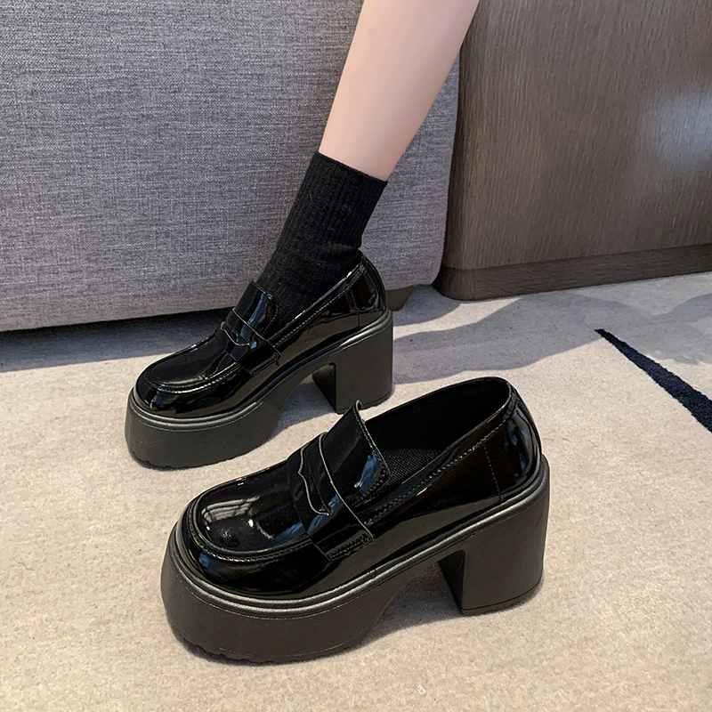 Mary Jen толстые каблуки на каблуках новая английская весна 2025 года