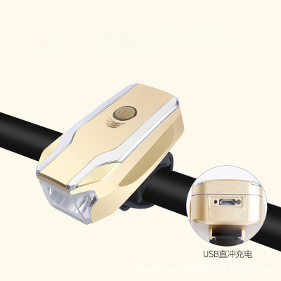 Ciclismo bicicleta faro cuerno de carga muerto vuelo noche montar bicicleta equipo antirrobo alarma con luz de cuerno