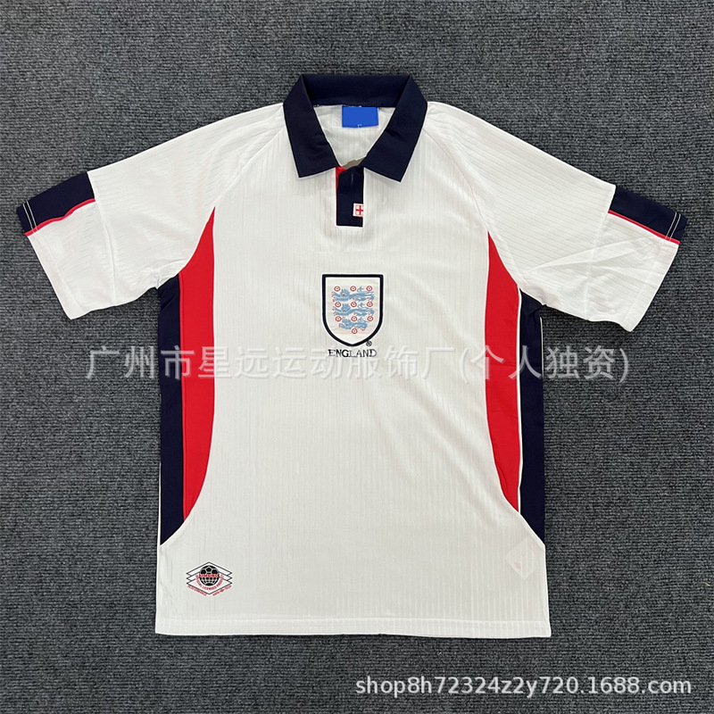 批发retro2006巴西英格兰贝克汉姆阿根廷复古球衣世界杯足球服T恤|undefined