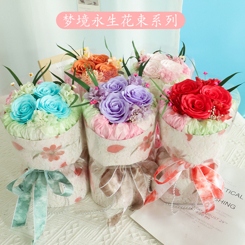 Christmas soap for St. Valentine's Day contains rose