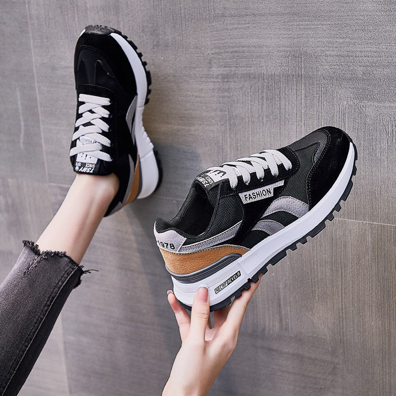 Gump zapatos para mujeres 2025 otoño nuevos zapatos transpirables para estudiantes coreanos zapatos casuales cómodos para mujeres