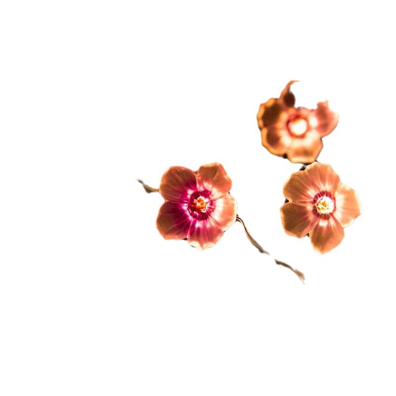 Lámpara de alambre de cobre LED Lámpara de flor rosa de cadena Decoración de patio al aire libre Cerezos en flor Lámpara de flor de durazno Lámpara de color Corazón de niña Lámpara de alambre de cobre Lámpara de alambre de cobre