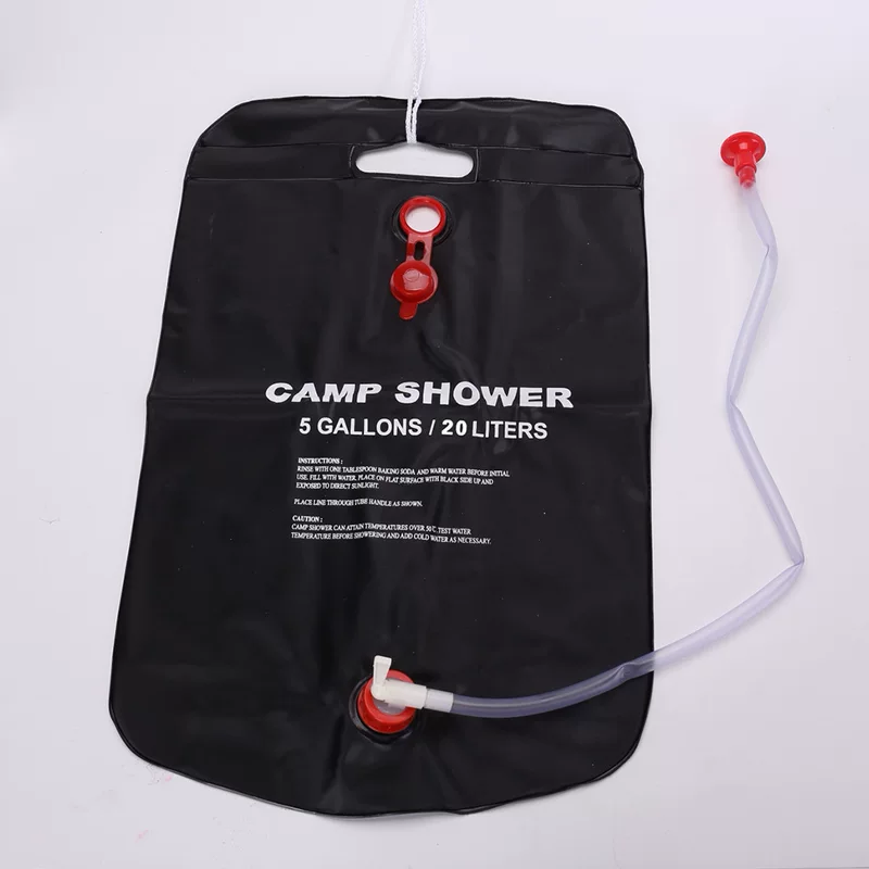 Capacious handheld folding water bag, water container PVC for camping, increased thickness