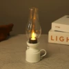 YC102 medium water drop wick kerosene lamp [white]