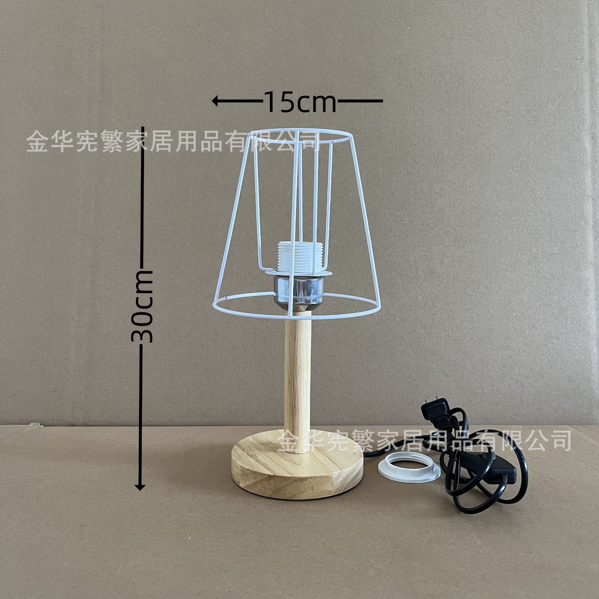 9x15x15 직선 철 프레임 + 21 높이 통나무 베이스
