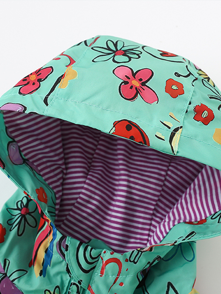 Malwee chaqueta de niñas otoño y invierno nueva ropa infantil europea y americana de estilo extranjero niñas con capuz cardigan para niños abrigo