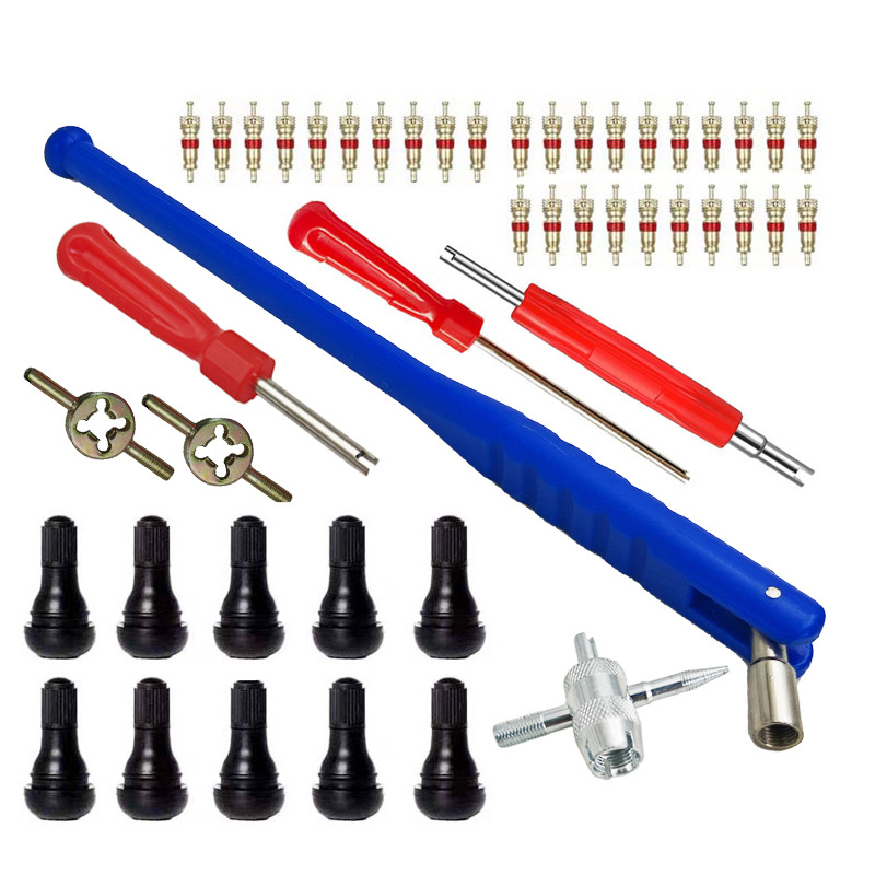 TR412橡胶气门嘴气门嘴气门芯安装工具套装拉拔器组套工具补胎包