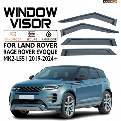 Rain shield — Evoque Window - standard-packing-without-logo-land-rover-range-rover-evoque-short-axis-mk2-l551-2019-plexiglass-no-bright-strip-window-rainshield