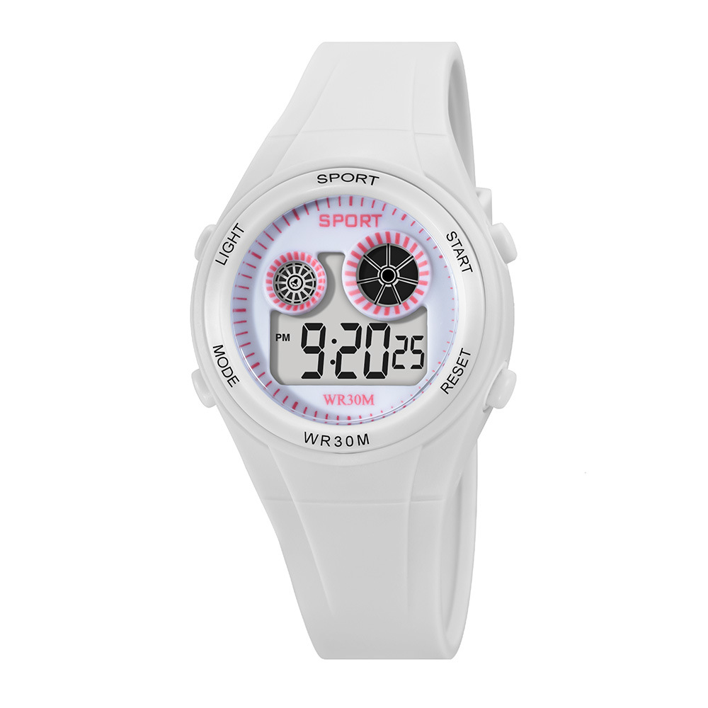 Relojes electrónicos de cronometraje deportivo multifunción para estudiantes transfronterizos, fabricantes de relojes electrónicos de cronometraje luminoso LED de tendencia al por mayor