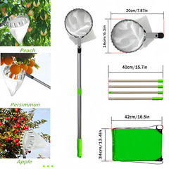 Fruit Picker Fruit Picker Fruit Picking Magic Telescopic Pole Picking Apples and Plums High Altitude Picker Garden Fruit Picking