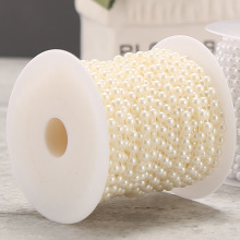 DIY手工配件发饰材料ABS材质圆形珍珠太阳花连接线水滴双拍连接珠