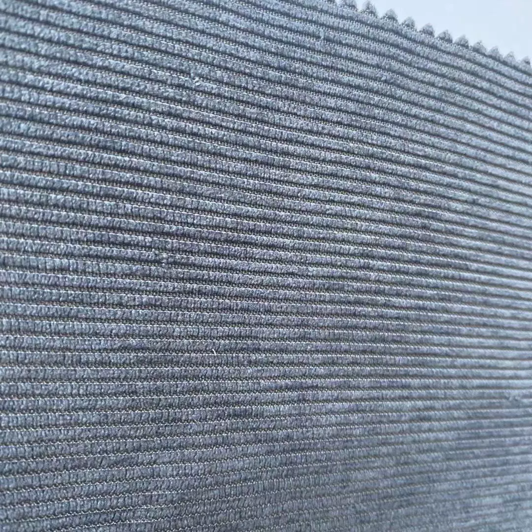 6条坑8条坑11条坑全涤纶灯芯绒无弹弹力面料所有规格均有