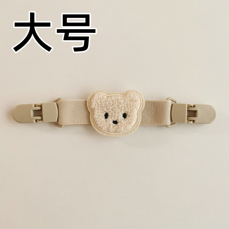 INS estilo coreano clip de suspensión oso pantalones de tirantes para niños clip anti-caída clip de la correa del hombro soporte de la falda de la suspensión antideslizante artefacto de hombro