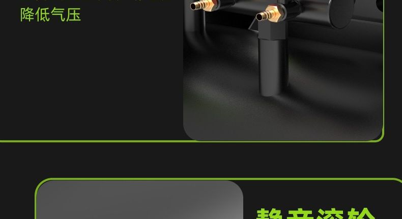 Air Compressor Woodworking Air Pump 220V High-Power New Model Air Pump Ultra-Quiet 220V Source Factory