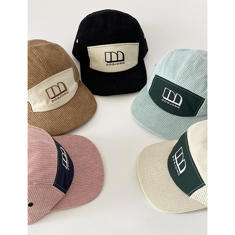 Sombrero retro americano de cinco piezas de bisel plano pareja sombrero de béisbol al aire libre mujer de cordillero de moda sombrero de lengua de pato hombre cara pequeña