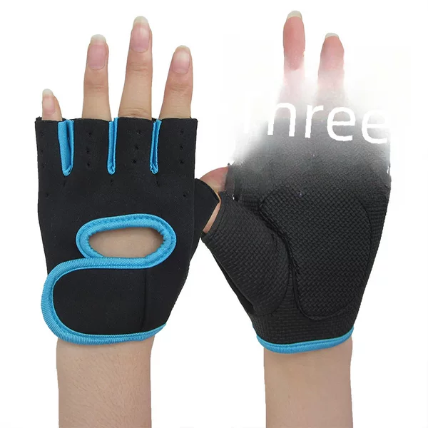 Men's and Women's Fitness Half-Finger Palm Protection Gloves, Non-Slip Half-Finger Gloves, Outdoor Cycling and Mountaineering Sports Gloves Wholesale