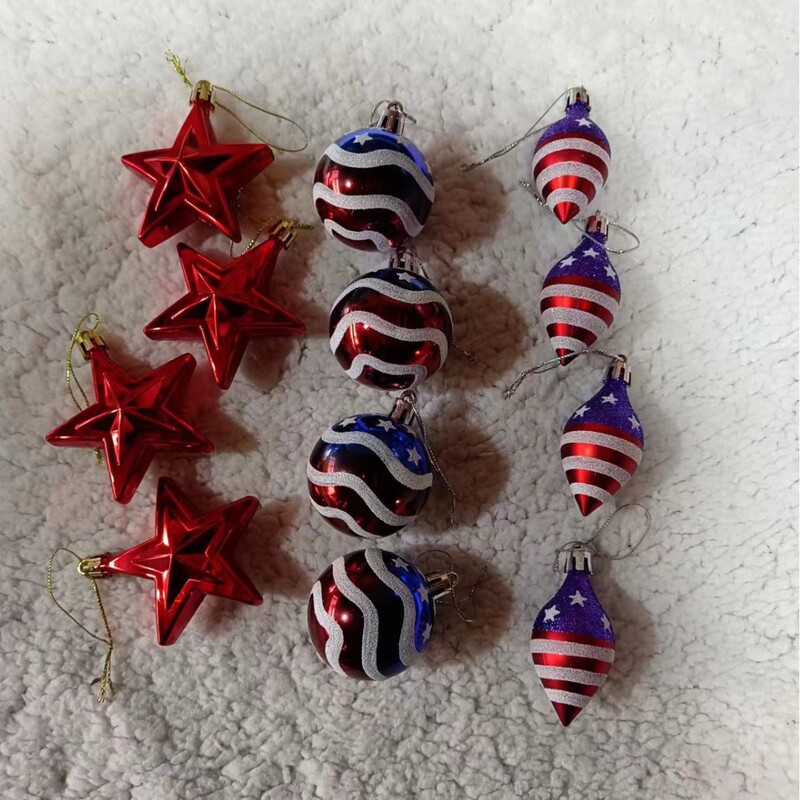 American Independence Day Decorations American Flag Christmas Patriotic Ball American National Day Patriotic Ball Pendant