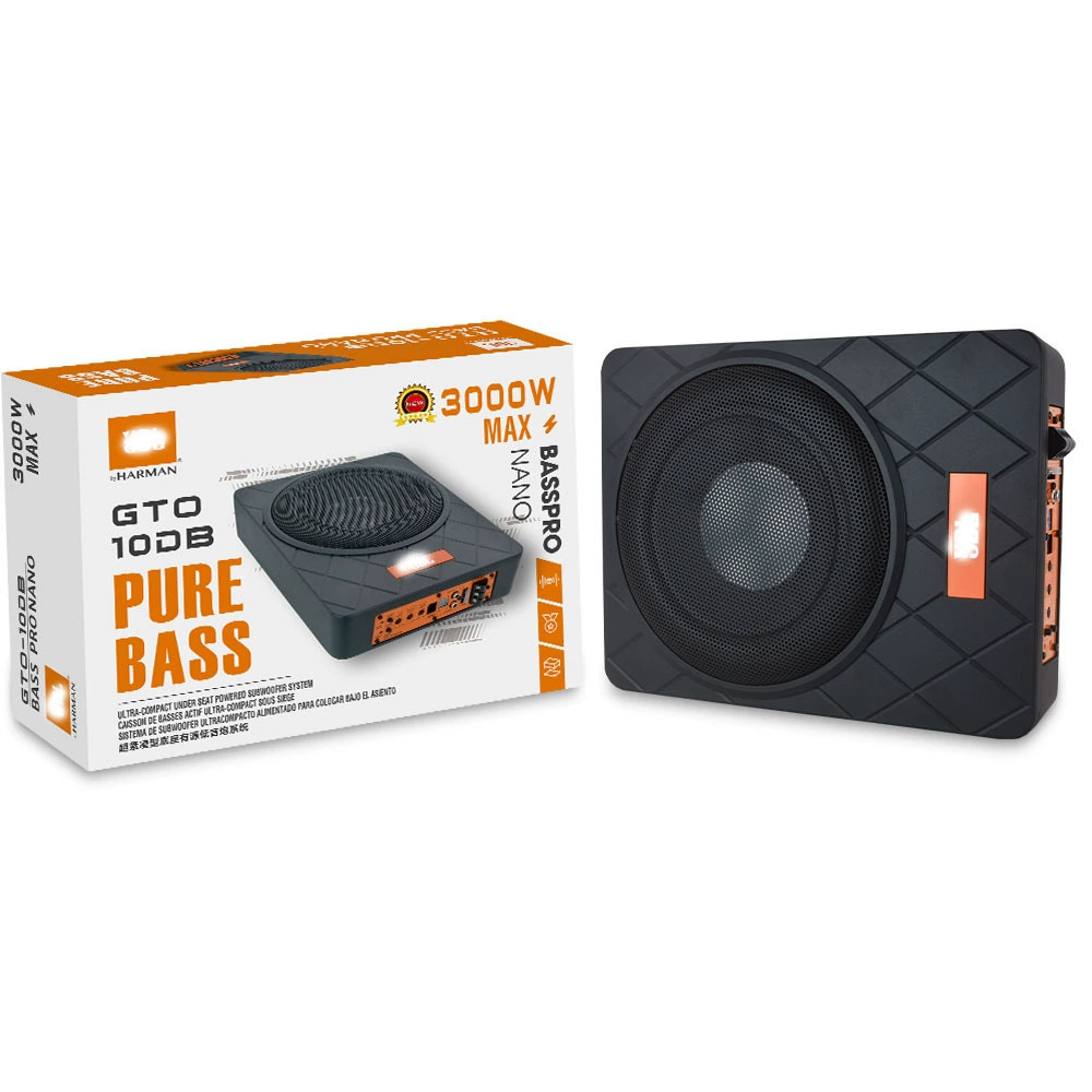 Оптовая продажа новый JB автомобильный аудио сабвуфер 12V высокой мощности 10 дюймов 3000 Вт ультратонкий сабвуфер