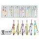 24 boxes of alloy scabbard weapon keychain pendant colorful alloy toy weapon model canteen blind box
