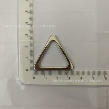 现货锌合金D型圆圈三角扣圆线宠物胸背配件户外登山背包金属